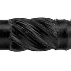 #14 X 9 Heavy Duty Black Timber/Log/Landscaping Wood Screws - Exterior Coated Heavy Duty Screws - ~50 Screw Count - Heavy Duty Black Log Wood Screws