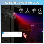 【2-Way Audio & 4K Ultra HD】 Outdoor Wired Security Camera System, Home POE Video Surveillance Cameras Systems, Surveillance DVR Kits