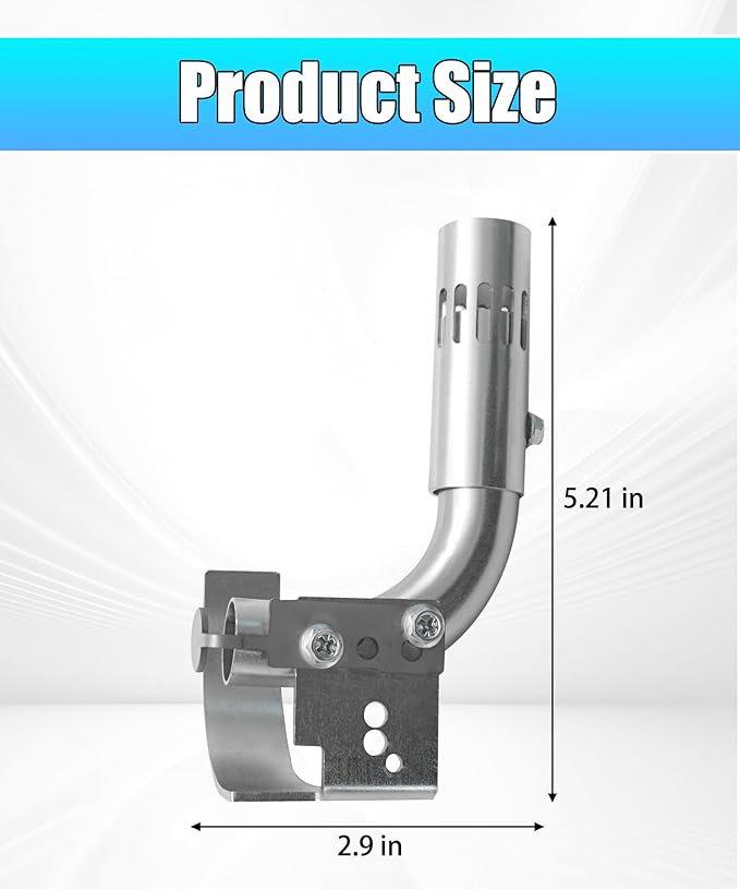 Water Heater Main Burner Tube Fits For Atwood RV Water Heaters 6 & 10 Gallon Tank With Replaceable Flame Deflector Disk Replace 91638