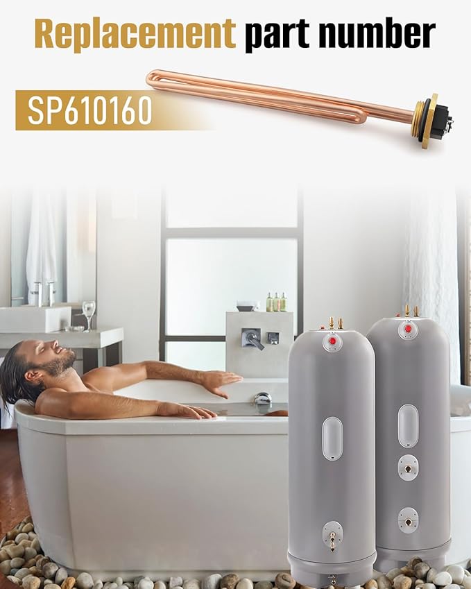 SP610160 Water Heater Element, Fit for Rheem and Marathon Water Heater CMR105245 40245 50245 50245CN S5245 MR30245C 30245US