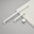 10 Pack 5 Inch(128mm) Hole Center Matte White Modern Cabinet Pulls Kitchen Cabinet Handles Kitchen Cabinet Hardware Timeless Drawer Pulls for Dresser Cupboard Wardrobe, Matte White(5x10)