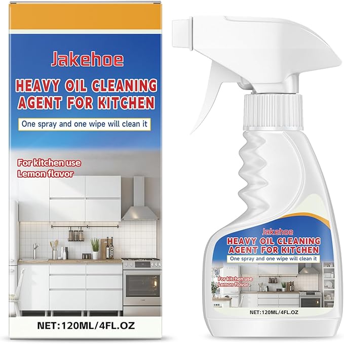 Greasy Dirt Clean Spray, Degreaser Cleaner Heavy Duty, Kitchen Cleaner, All Purpose Stain Removal Cleaners, Oven And Grill Cleaners Clean Up Kitchen Oil Stains(1, pcs-120ml)
