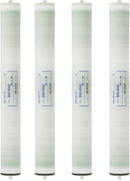 Max Water Brackish Water RO Membrane Element-BW-4040 2400 GPD, Commercial Reverse Osmosis size 4" x 40" good for Industrial, Municipal, Waste Water Re-Use, Car Wash, Whole House etc. (Pack of 4)