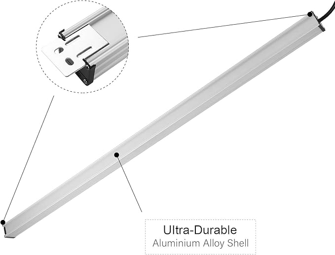 Heavy Duty Power Strip - 16 Outlet Large Metal Industrial Power Strip, 15FT Cord, 15A, 125V, 1875W (Silver)