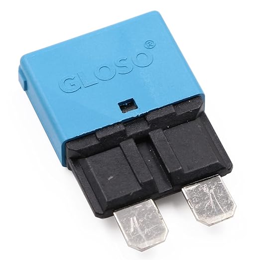 DC 12V 15A Fuse Circuit Breaker Low Profile Auto Reset E37- UL Certified ATO ATC, Self-Resetting Blade Breakers Fuses 15 Amp for Car, RV, Automotive, Boat, Solar, Marine - Pack of 3