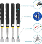 1 Piece 10LBs Telescoping Magnetic Pickup Tool, Magnet Stick Rod Extendable 7" to 30.5" for Men, Birthday, Father's Day, Christmas Gift
