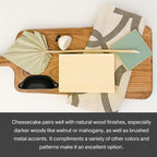 Country Chic All-in-One Chalk Paint for Furniture, Cabinets, Home Decor, Eco-Friendly, Matte Finish, Built-In Primer & Top Coat for Wood, Metal - Cheesecake (Off White) - Quart 32 oz (950 ml)