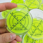 Bubble Spirit Level 60x12mm Degree Marked Surface Circular Level Round Levels Bubble Measuring Layout Tools