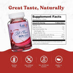 Chewable Iron Supplement for Women & Men - Cherry Flavor, Iron Vitamin C Soft Chew for Max Absorption, Iron as Ferrous Fumarate, Ideal for Anemia and Iron Deficiency, 2 Month Supply
