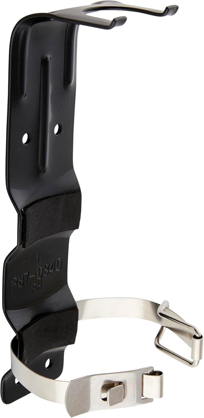 First Alert Marine1 Fire Extinguisher, UL Rated 1-A:10-B:C, White, FE1A10GR with Metal Bracket Bundle