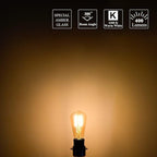MASTERY MART 36 Pack Dimmable Vintage E26 LED Light Bulb, 2200K Warm White 5.5W (60 Watt Equivalent), Glass ST19 Antique Edison Style, 400LM, Decorative Filament Bulb, UL and Energy Star