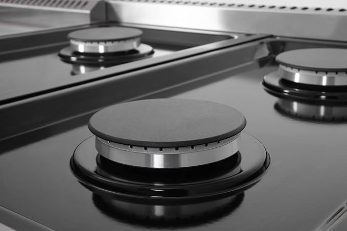 THOR Kitchen Freestanding 48-Inch Gas Range with Double Oven in Stainless Steel - Model LRG4807U + LP Conversion Kit