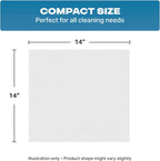 Angel-in-Armor Shop Towels (14”x14”) – 500 Unit Box of Lint-Free Cotton Shop Towel Cleaning Rags – Durable Shop Rags for Auto, Garage, Industrial, and Commercial Use