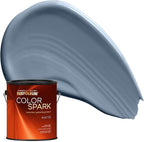 Rust-Oleum Color Spark Interior Paint and Primer in One, Matte, Storm Cloud, 1 Gallon