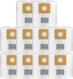 10 PCS Bundle Set Shop Vac 1-1.5 Gallon Vacuum Bags, ALYYDBG Type A 90667 9066700 9066733 All Around Vac Filter Bags