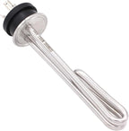 DERNORD 120V 1500W Tri-clamp Foldback Heating Element Stainless Steel Immersion Water Heater with 3-Wire Electrical Locking Plug (1.5 Inch Tri clamp)