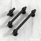 Alzassbg 10 Pack Oil Rubbed Bronze Cabinet Pulls, 6-1/4 Inch(160mm) Hole Centers Cabinet Handles Kitchen Hardware Straight Bar for Cabinets and Drawer AL3505ORB