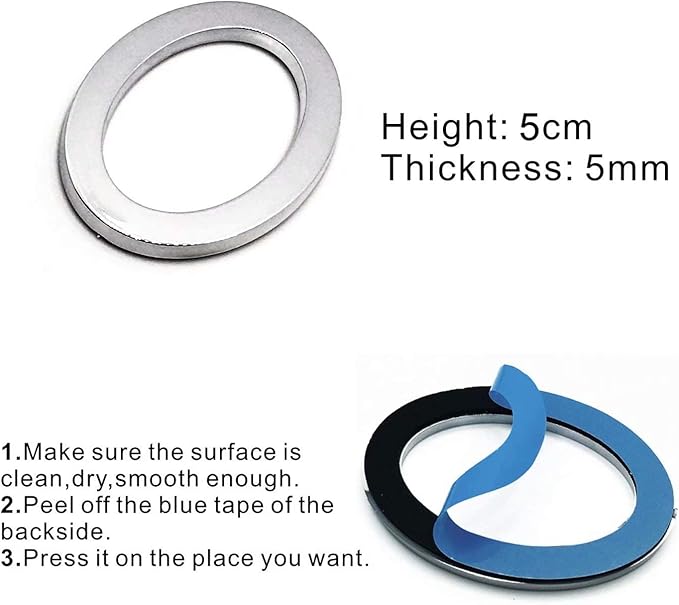 Diggoo 20 Pack Mailbox Numbers 0-9, 2 Inch High, Door Address Numbers Stickers for Apartment, House, Room, Office, Cars, Trucks, Silver Plating Process Number Sign