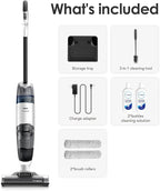 Tineco iFLOOR 2 Complete Cordless Wet Dry Vacuum Floor Cleaner and Mop, One-Step Cleaning for Hard Floors, Great for Sticky Messes and Pet Hair