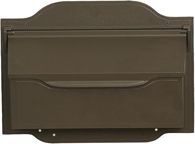 Special Lite Contemporary Horizontal Wall Mount Mailbox - Mocha Aluminum Mailbox for Wall Mount - SHC-1002-MOC