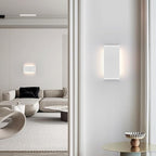 15"Modern LED vanity light,20W Dimmable 5 CCT (3000K-6500K) Adjustable Wall Lamp,Up and Down Wall Lighting,Indoor Wall Sconce for Bedroom,Staircase,Hallway,Dressing Table,2 Pack（White）