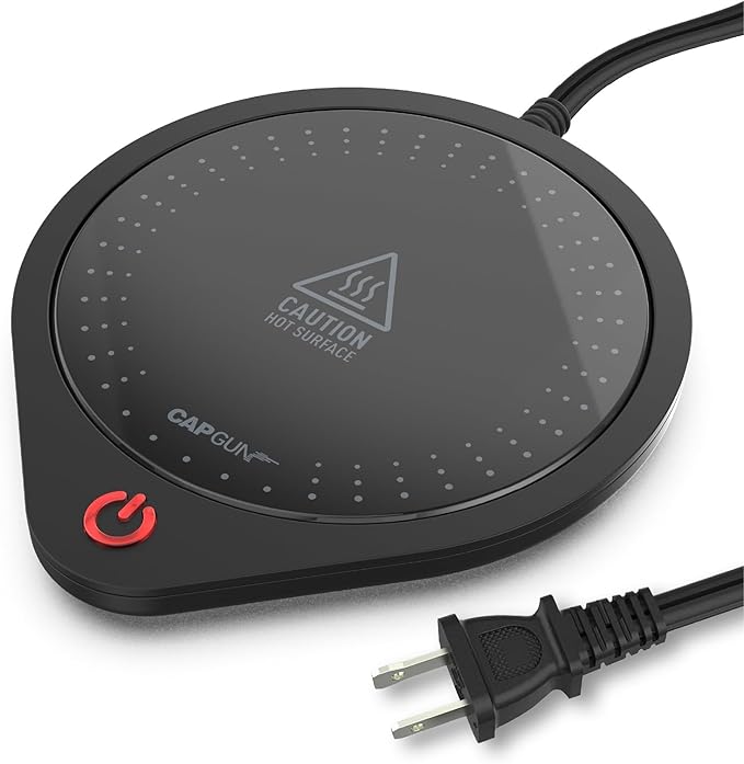 Coffee Mug Warmer,Electric Beverage Warmers, Cup Warmer for Heating Coffee, Beverage, Milk, Tea and Hot Chocolate (Black)