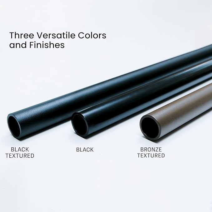 Meranti Aluminum Handrail for Indoor or Outdoor Steps and Stairs – Hand Rails for Elderly – DIY Complete Stair Railing Kit (AHR, Black, 5' Length)