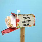 Personalized Mailbox Covers Custom Picture/Photo/Text Magnetic Standard Size Mailbox Wraps Post Letter Box Cover for Garden Yard Outdoor Decorations-15