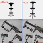 4 PCS Toilet Tank to Bowl Bolts Repair Kit,Toilet Seat Bolts 5/16 * 3.15 inch 304 Stainless Steel Heavy Duty Rustproof Toilet Tank Blots