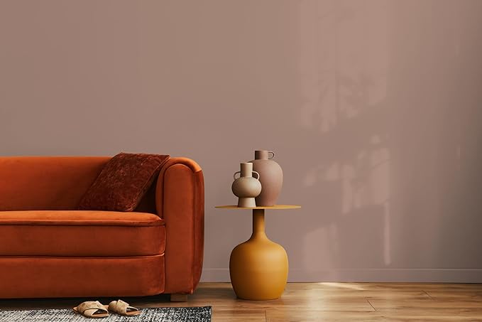 EVOLVE Paint & Primer: Environment-friendly, Low Sheen with One-coat Coverage for Interior & Exterior surfaces (Feather Brown, 1-Gallon)