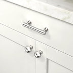 10 Pack Brushed Satin Nickel Cabinet Pulls 3 Inch(76mm) Kitchen Cabinet Handles Cabinet Hardware for Drawer Pulls