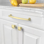 Asidrama 10 Pack 9 Inch(228mm) Brushed Brass Kitchen Cabinet Handles, Cabinet Pulls Kitchen Cabinet Hardware for Cupboard Drawer Pulls