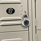 Combination Padlock,Lock for Gym and School Lockers Safe,Black Turntable,Mini Combination Lock(Pack of 1)