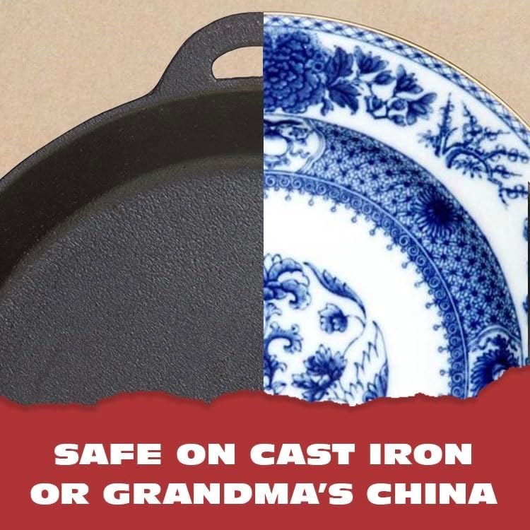 Knapp Made Chainmail Dishcloth 7”x5” - Replace Your Dirty Sponge - All Purpose Kitchenware, Pots & Pans Cleaner - Lasts a Lifetime