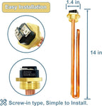 Upgrade HE 90240 Heating Element, For Ecosmart ECO 18 24 27 36, Rheem, Eemax, Richmond Electric Tankless Water Heaters, Water Heater Element Heater Parts, 9KW 18KW 27KW 36KW 240V, 2 Pack