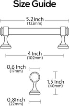 Alzassbg 10 Pack Brushed Satin Nickel Cabinet Pulls, 4 Inch(102mm) Hole Centers Cabinet Handles Kitchen Hardware Straight Bar for Cabinets and Drawer AL3082SN