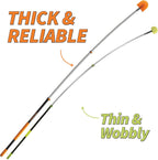 36 Foot High Reach Duster Kit with 5-30 ft Extension Pole // High Ceiling Duster Cleaning Kit with Telescopic Pole // Cobweb Duster // Feather Duster and Ceiling Fan Duster // The Ultimate Dusting Kit