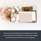 Country Chic All-in-One Chalk Paint for Furniture, Cabinets, Home Decor, Eco-Friendly, Matte Finish, Built-In Primer & Top Coat for Wood, Metal - Ooh La La (Light Pink) - Pint 16 oz (475 ml)