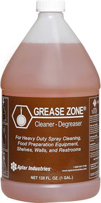 Grease Zone Food Safe Degreaser & All-Purpose Cleaner – Concentrated Restaurant Cleaning Degreaser for Fryer Boil Out & Kitchen Surfaces, 1 Gallon