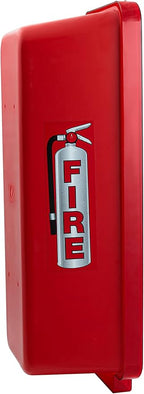 AKA1 Fire Extinguisher Box - Outdoor Mounted Cabinet (Red, Plastic, 10 Pounds, 10)