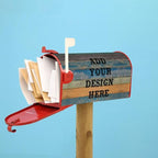 Personalized Mailbox Covers Custom Picture/Photo/Text Magnetic Standard Size Mailbox Wraps Post Letter Box Cover for Garden Yard Outdoor Decorations-11