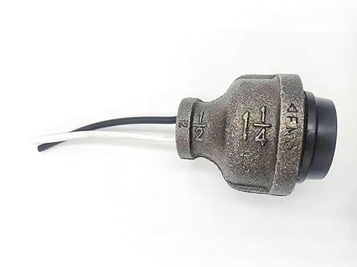 Generic Iron Pipe Lamp Socket That fits 1/2-1-1/4 inch Iron Pipe (NPT), transparent