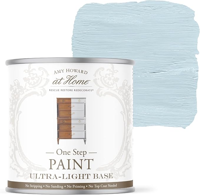 AMY HOWARD AT HOME Chalk-Based One Step Paint for Furniture, Cabinetry, Decor, Finish, and More | No Stripping, Sanding, or Priming | Ultra-Light Base | 16 Ounce | Nottoway