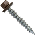#14 Metal ROOFING SCREWS (250) Screws x 1-1/2" LIGHT BROWN Hex Head Sheet Metal Roof Screw. Self starting/tapping metal to woodsheet metal siding screws - EPDM washer. for corrugated roofing