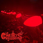 C9 Red Valentines Christmas Replacement Bulbs, 25 Pack C9 Incandescent Light Bulbs Ceramic Red Light Bulbs for Valentines Christmas String Lights, E17 Intermediate Base, 7 Watts