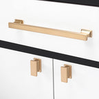 COTYKILEY 10 Pack 7.5 Inch(192mm) Champagne Copper Cabinet Handles Gold Kitchen Cabinet Pulls Cabinet Door Handles Kitchen Cabinet Hardware