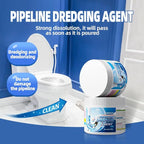 Lanwexy-sink drain hair clog remover cleaner、toilet unclogger heavy duty、bathroom shower pipeline dredging agent、unclog clogged drain、clogged【2 bottles】