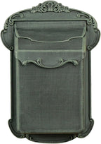 Special Lite Victoria Vertical Wall Mount Mailbox - Verde Green Aluminum Mailbox for Wall Mount - SVV-1013-VG