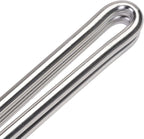 DERNORD 240V 3500W Tri-clamp Foldback Heating Element Stainless Steel Immersion Water Heater with 3-Wire Electrical Locking Plug (2 Inch Tri clamp)