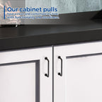 JOY DECOR Cabinet Pulls – 3-3/4 Inch Hole Center, Oil Rubbed Bronze, 2 Pack, Zinc Alloy Cabinet Handles for Drawers & Cupboard – Vintage Style Hardware for Kitchen, Bathroom, Dresser